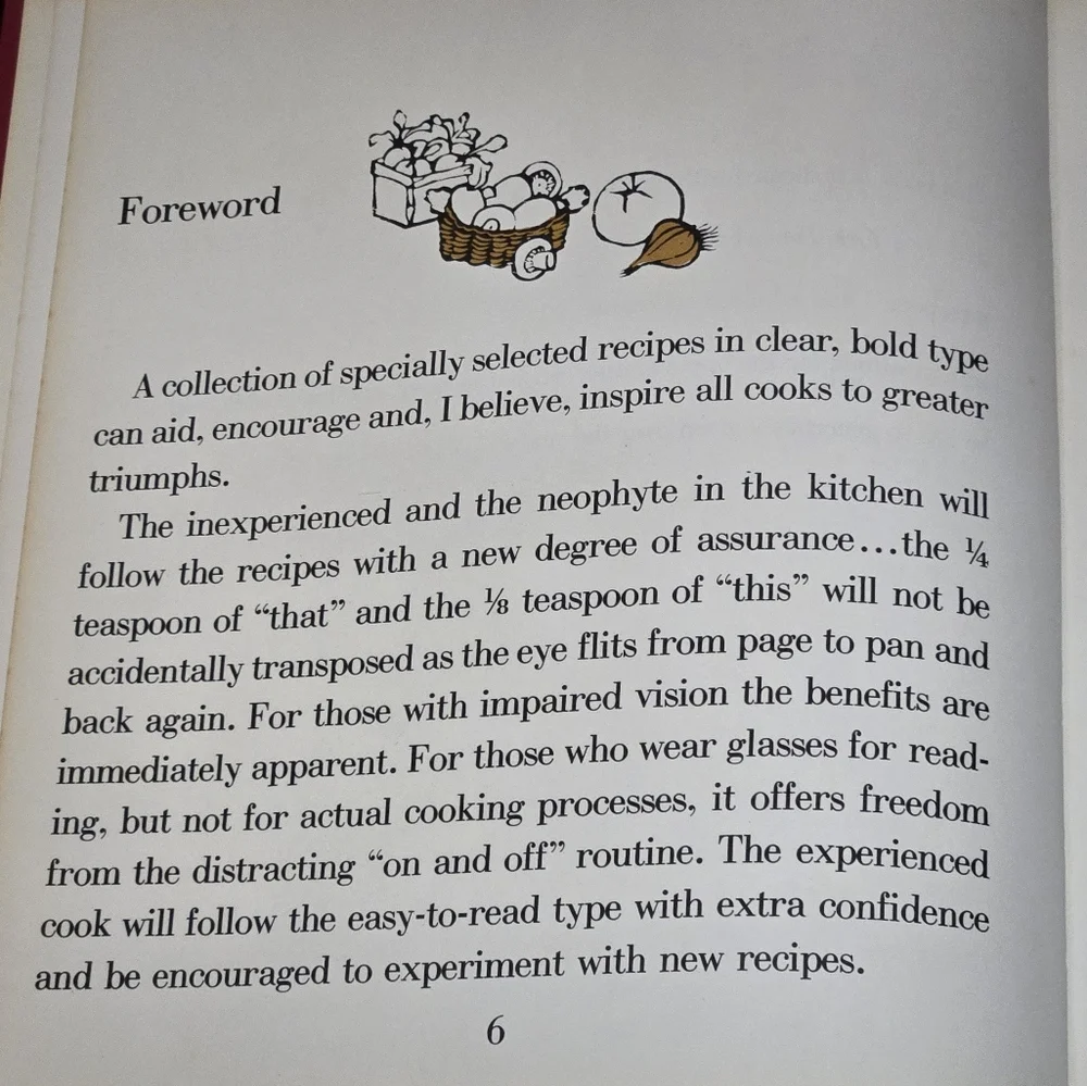 1968 VTG The New York Times Large Type Cook Book, Hardcover, Golden Press NY